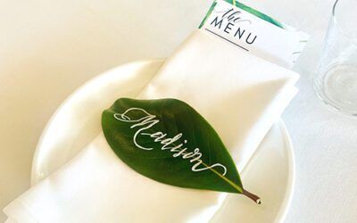 Wedding Calligraphy – How Calligraphy Adds a Personal Touch to Your Wedding Day