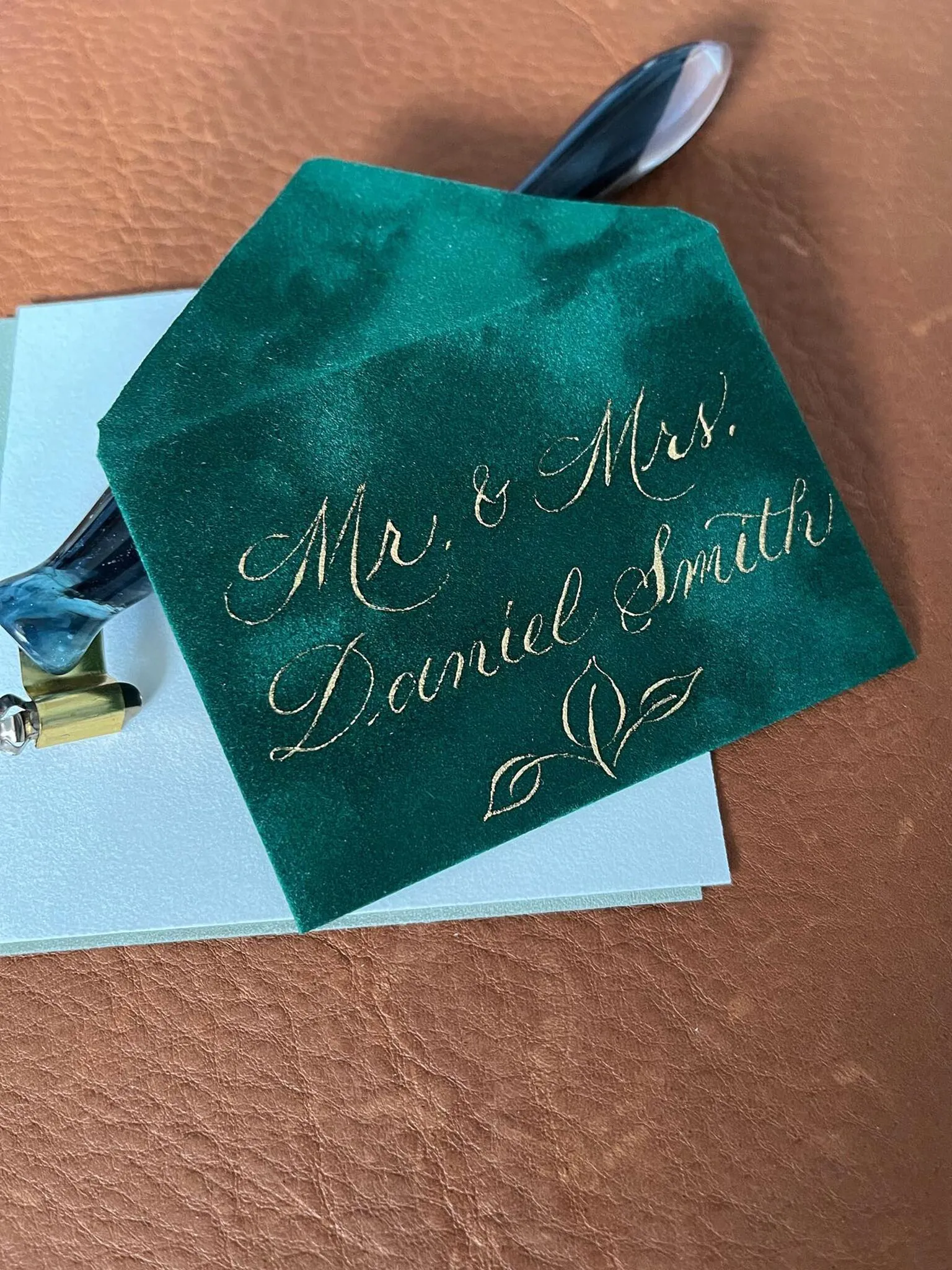 envelope Custom Calligraphy in Jupiter FL