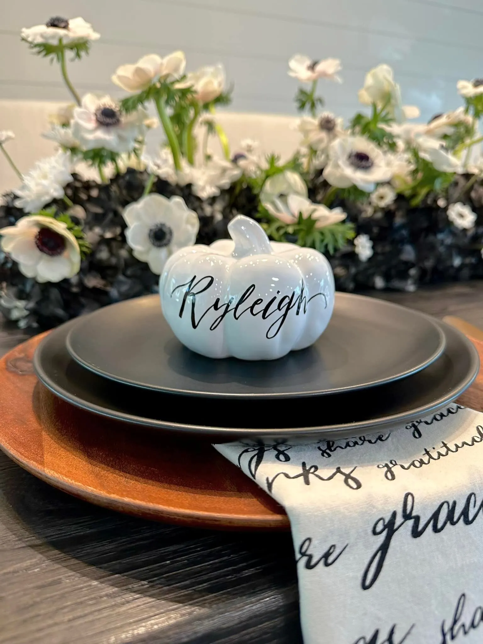 thanksgiving Custom Calligraphy in Jupiter FL
