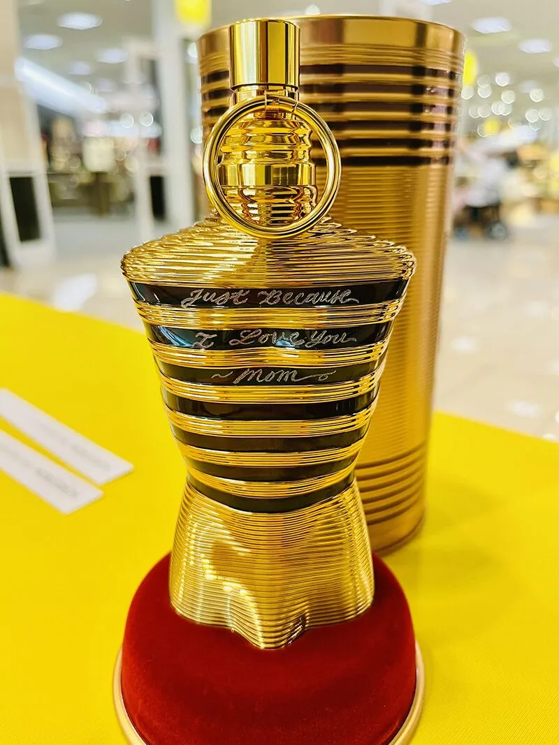 Calligraphy Chik 2 Perfume engraving during Nordstrom anniversary sale Florida