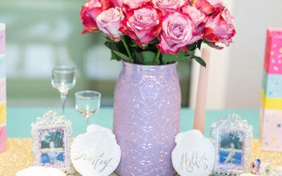 Magical Mermaid Birthday Party Ideas with Custom Calligraphy Shells