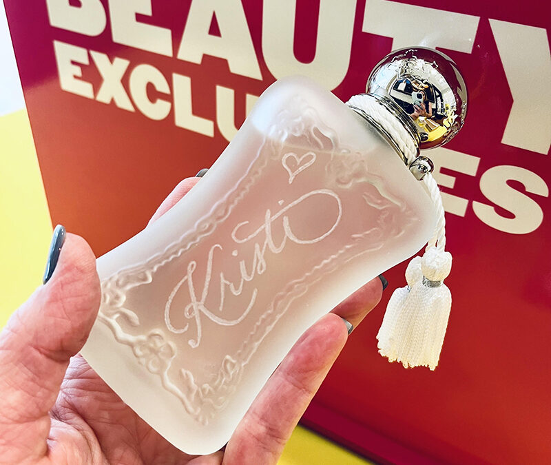 Personalized Bottle Engraving at Nordstrom’s Beauty Bash