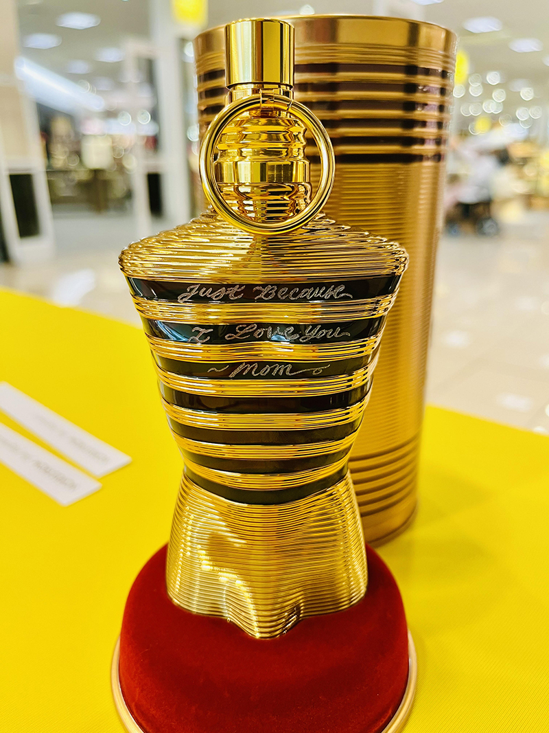 Perfume engraving during Nordstrom anniversary sale Florida