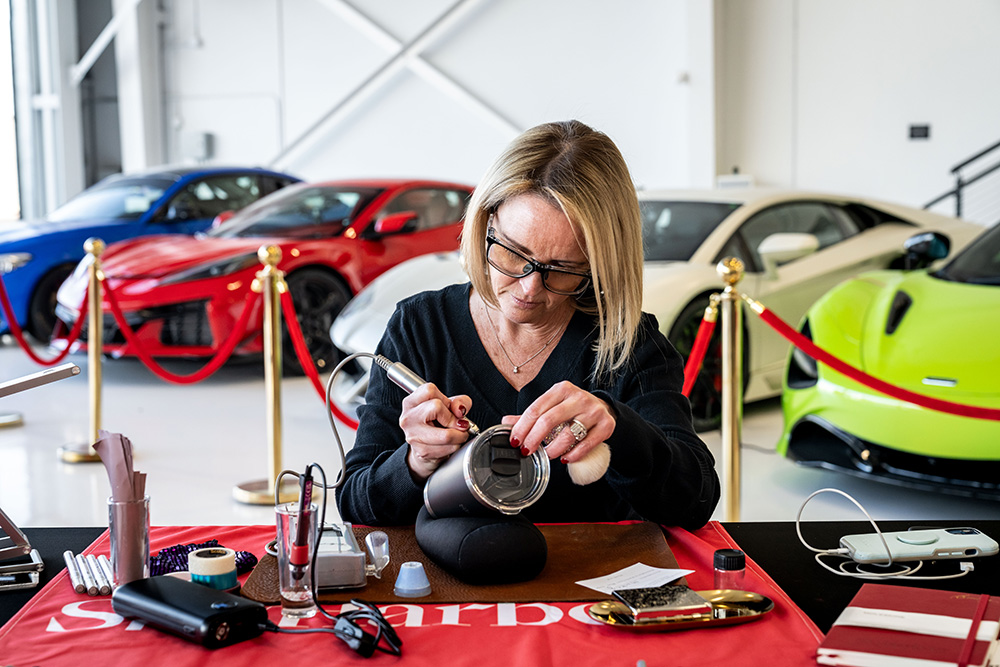 SkyHarborEvent3 on-site calligraphy